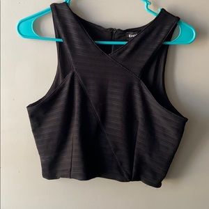 *never worn* bebe crossed tank top